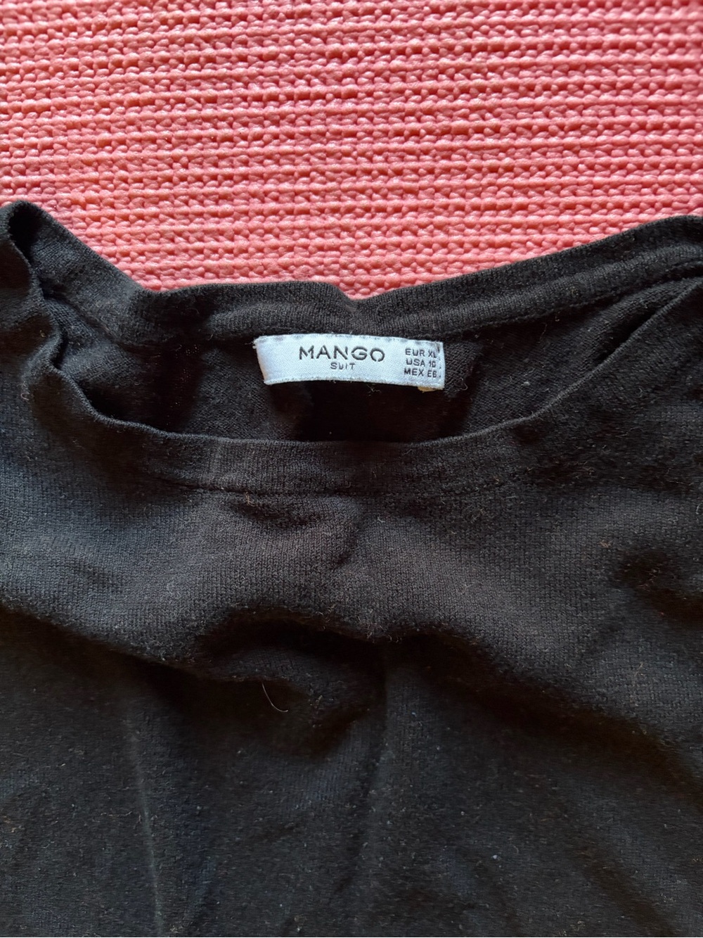 Mango Black Sleeveless Satin Camisole & Black Knit Pullover Set overlays - Picture 3 of 4